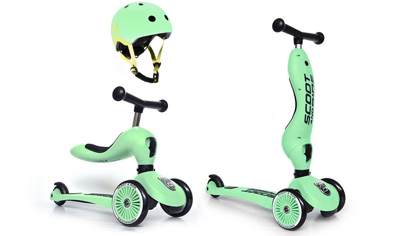 Scoot & Ride Highwaykick 1 Jeździk i hulajnoga 2w1 Kiwi