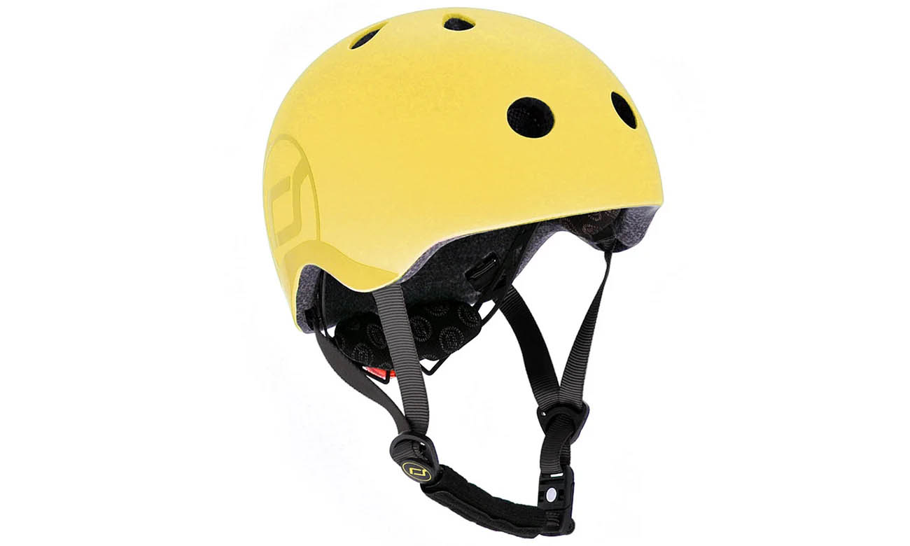Scoot & Ride Kask Ochronny S-M dla dzieci 3+ Lemon