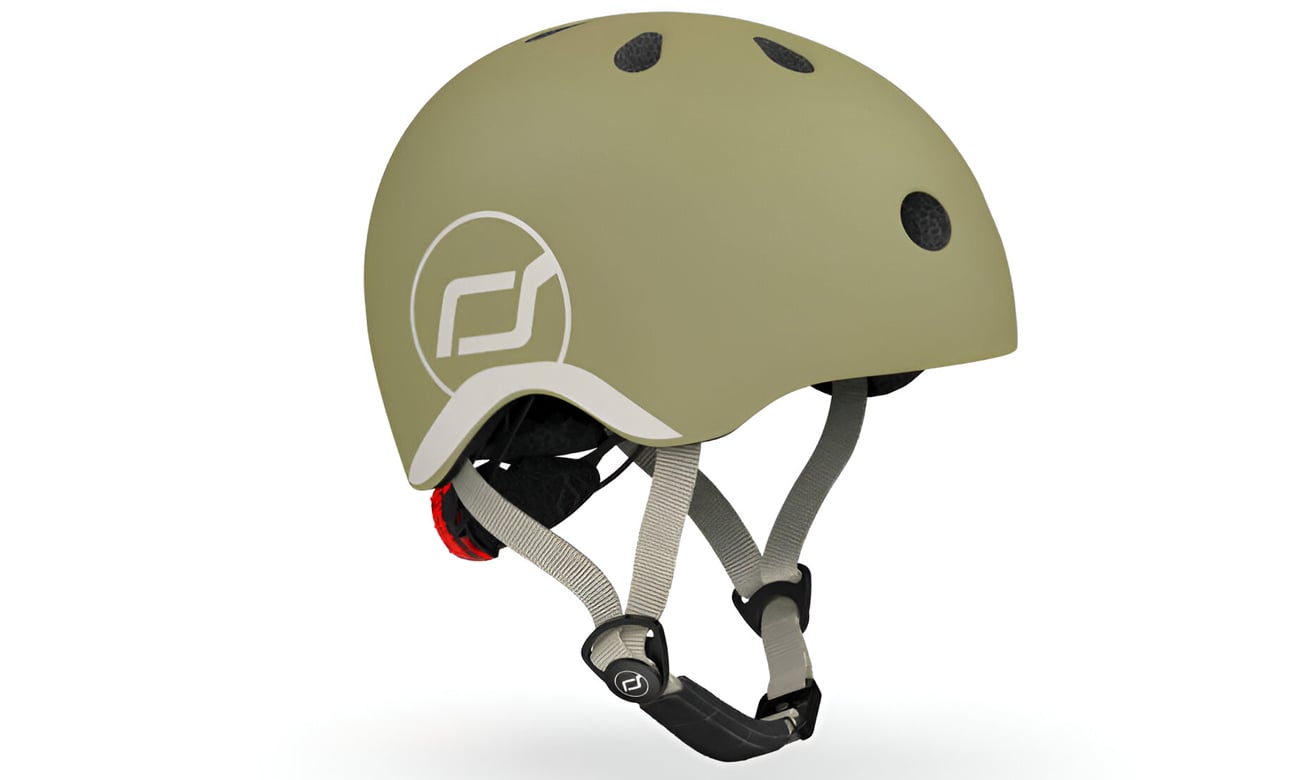 Scoot & Ride  Kask Ochronny XXS-S dla dzieci 1-5 lat Olive