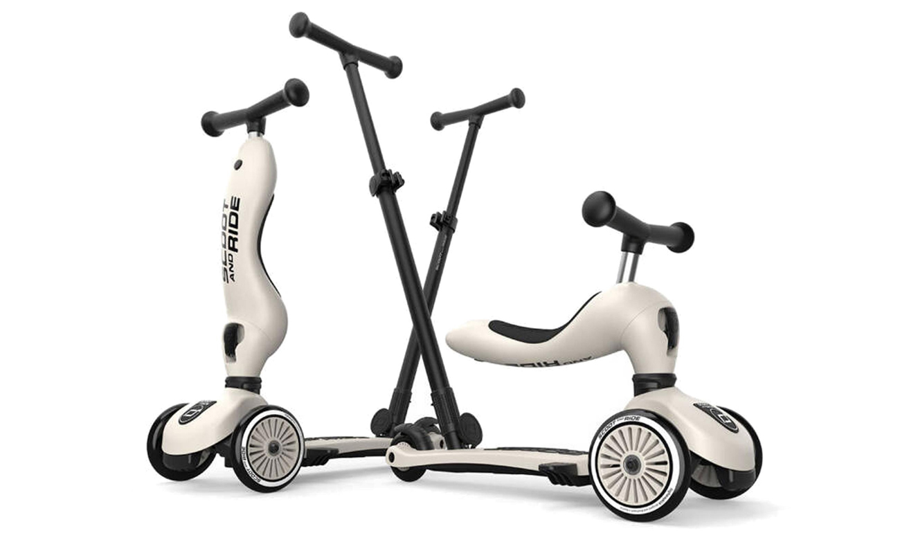 Scoot & Ride Highwaykick 1 Push and Go 2w1 Jeździk i hulajnoga Ash