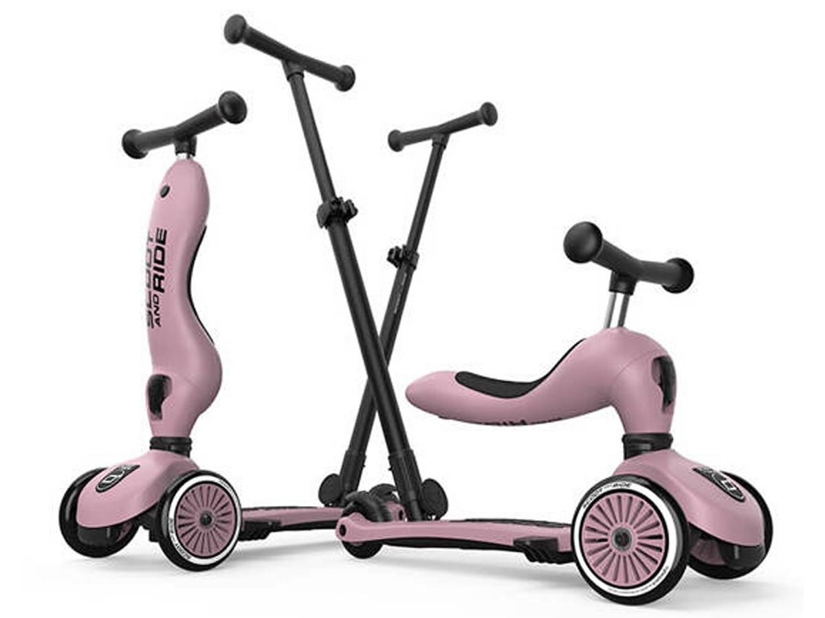 Scoot & Ride Highwaykick 1 Push and Go 2w1 Jeździk i hulajnoga Wildberry