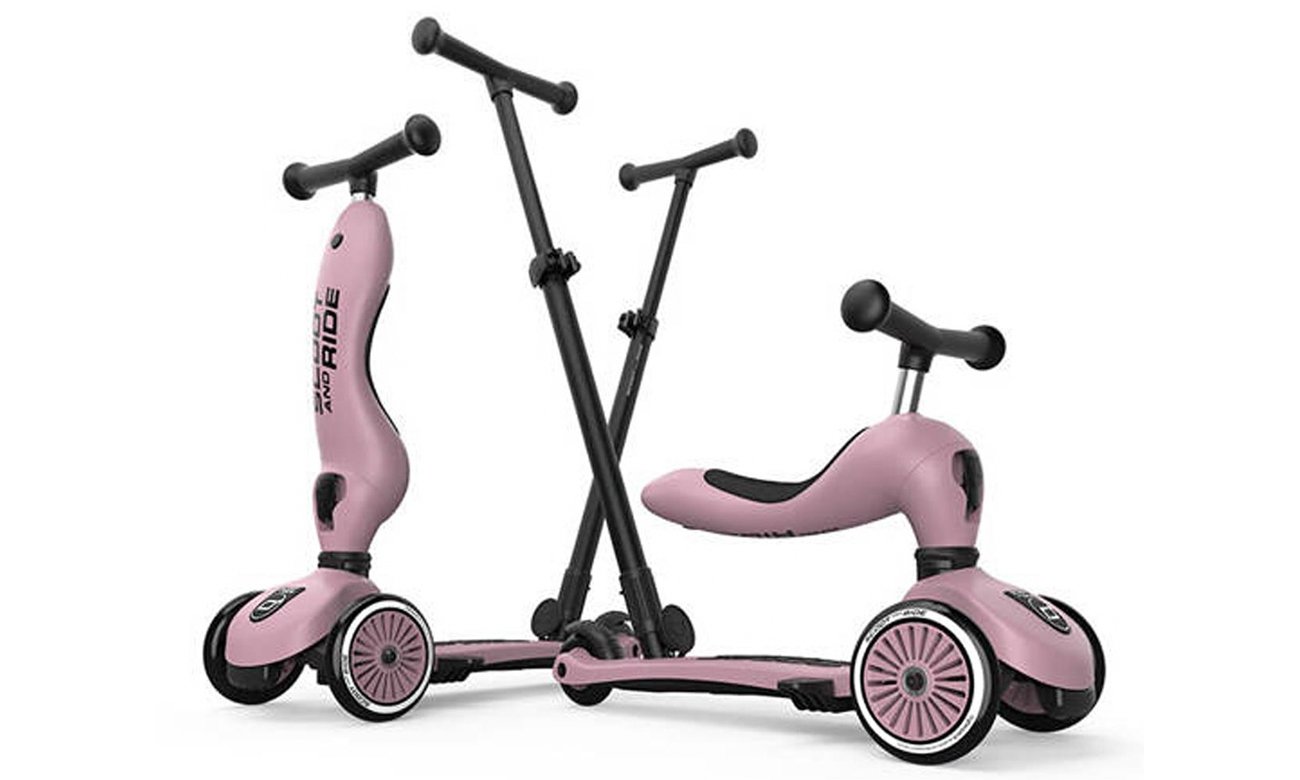 Scoot & Ride Highwaykick 1 Push and Go 2w1 Jeździk i hulajnoga Wildberry