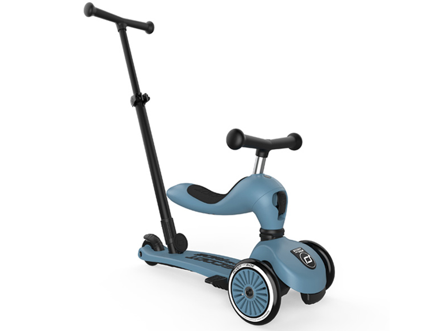 Scoot & Ride Highwaykick 1 Push and Go 2w1 Jeździk i hulajnoga Steel
