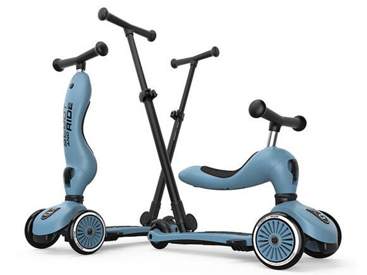 Scoot & Ride Highwaykick 1 Push and Go 2w1 Jeździk i hulajnoga Steel