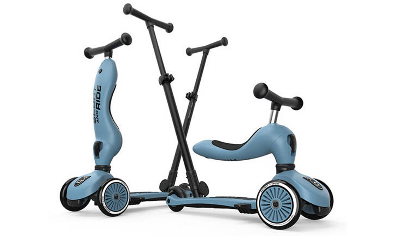 Scoot & Ride Highwaykick 1 Push and Go 2w1 Jeździk i hulajnoga Steel