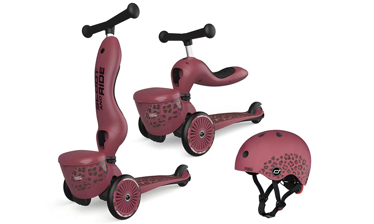 Scoot & Ride Highwaykick 1 Jeździk i hulajnoga 2w1 +kask XXS-S Wildcat