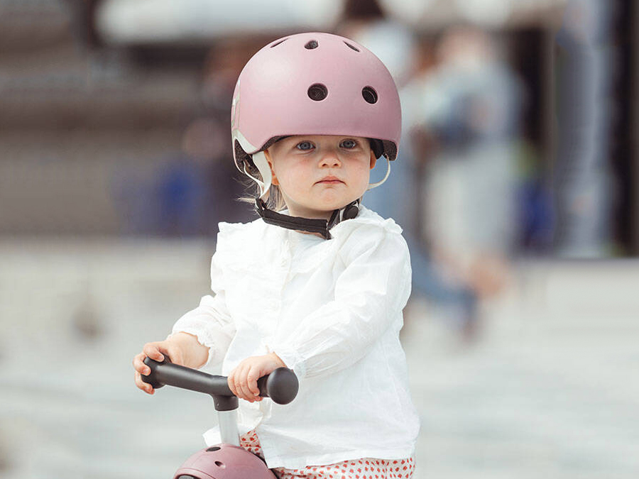 Scoot & Ride Kask ochronny S-M dla dzieci 3+ Wildberry