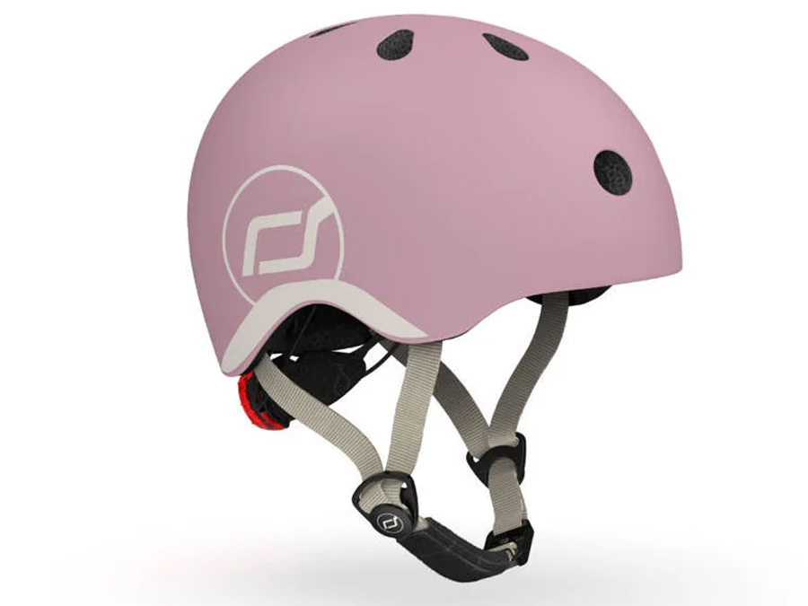 Scoot & Ride Highwaykick 1 Push and Go 2w1 z rączką +kask XXS-S Wildberry