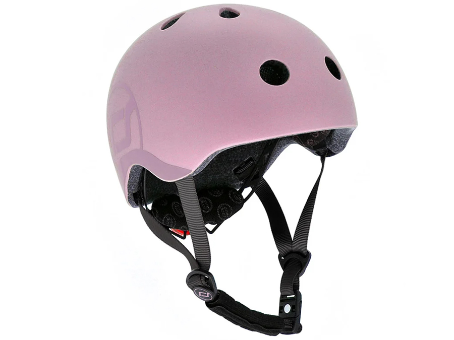 Scoot & Ride Highwaykick 5 LED Balansowa + Kask Ochronny S-M Rose