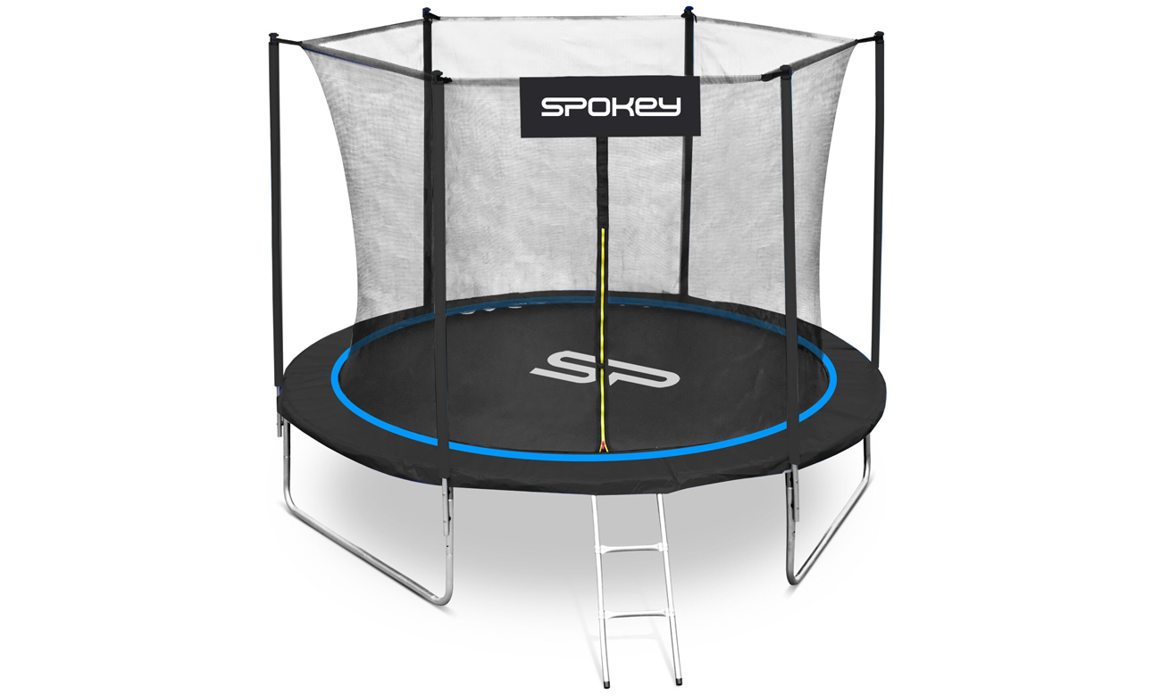 Spokey Trampolina JUMPER niebieska 244 cm