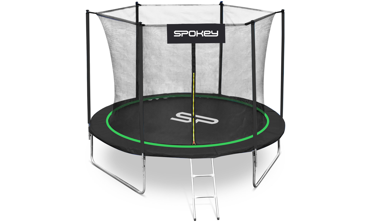 Spokey Trampolina JUMPER zielona 244 cm