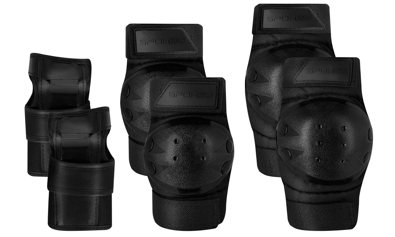 Spokey Ochraniacze Shield Pro czarne (rozmiar M)