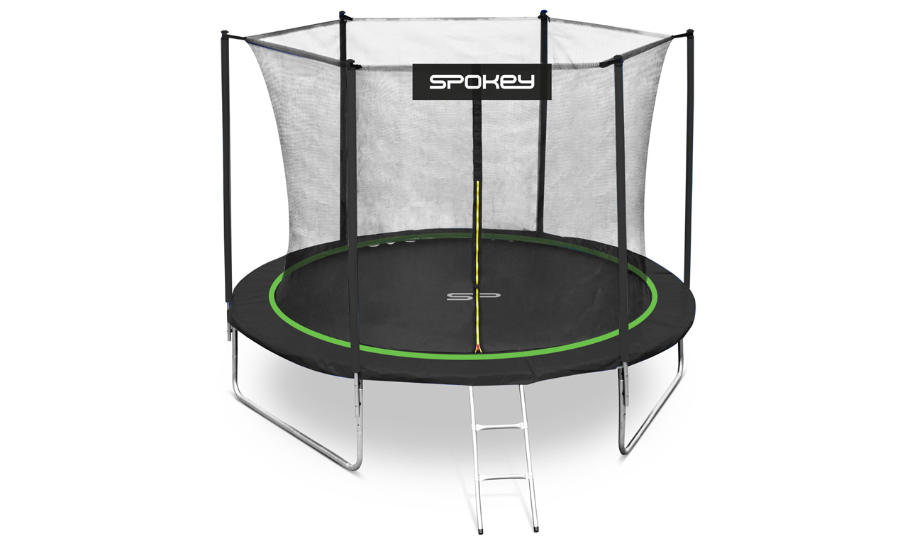 Spokey Trampolina JUMPER II zielona 305 cm