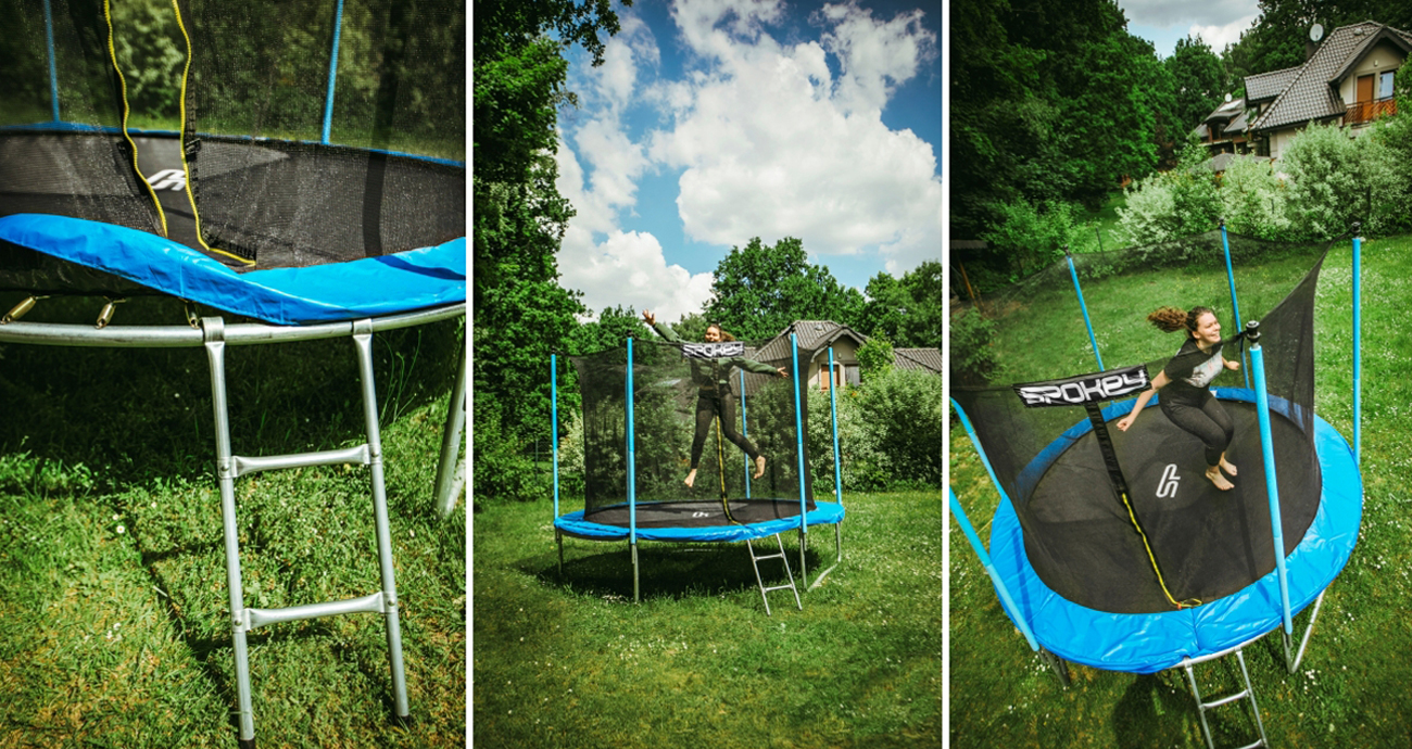 trampolina ogrodowa spokey jumper