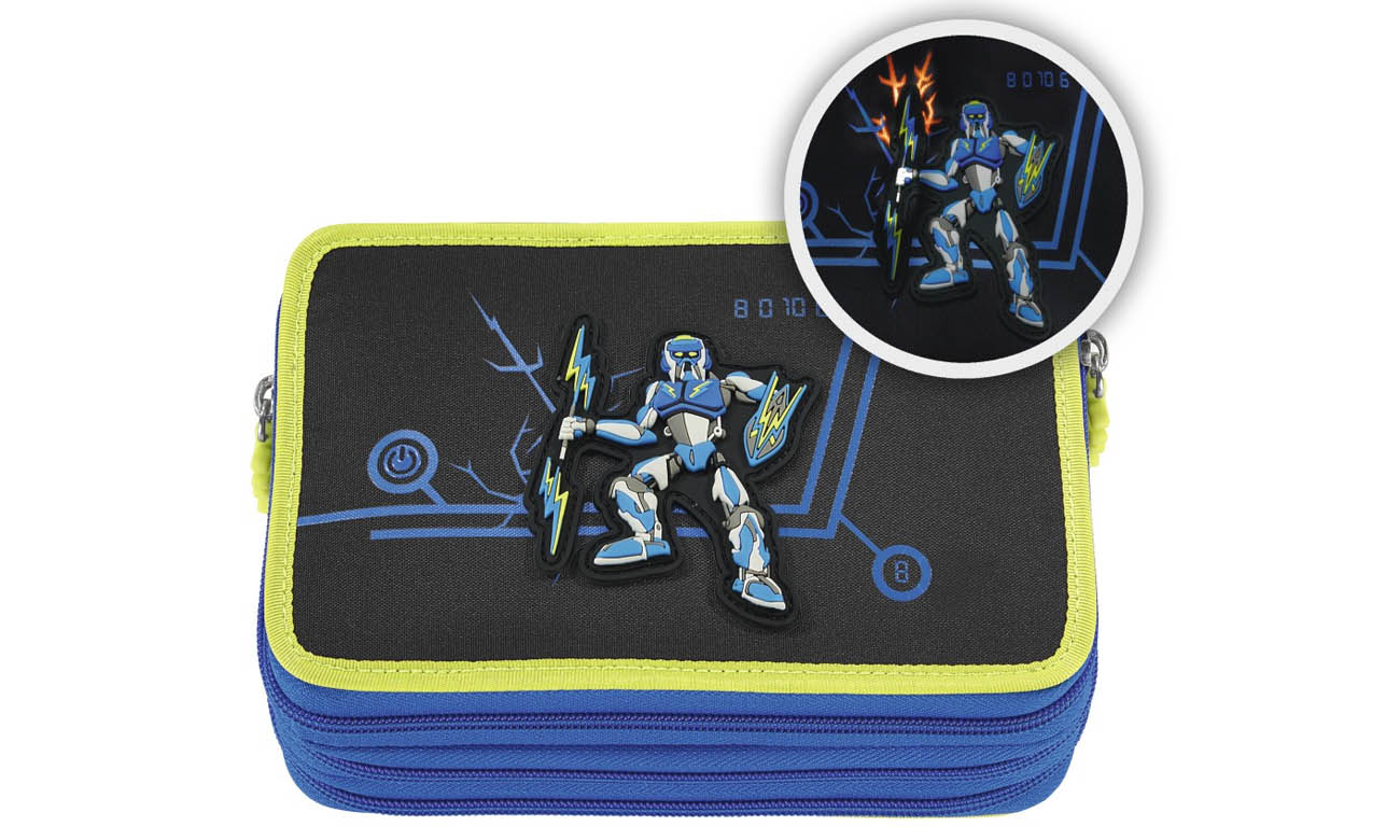 Piórnik XXL z wyposażeniem Step by Step Future Robot 3D 4047443416339