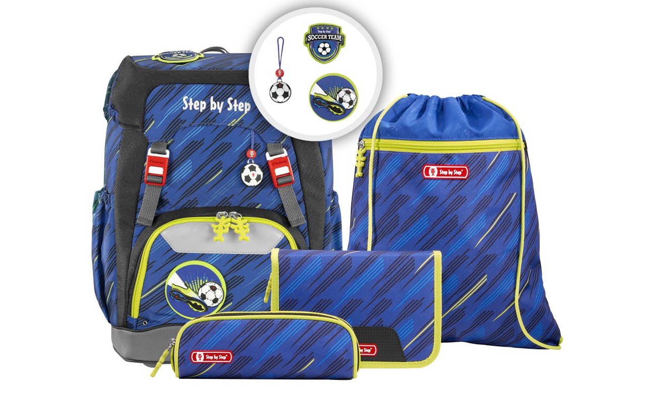 Ergonomiczny plecak dla pierwszoklasisty Step by Step Grade Soccer Team