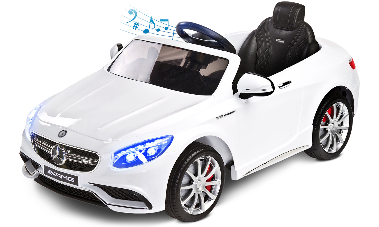 Toyz Samochód na akumulator Mercedes-Benz S63 AMG biały