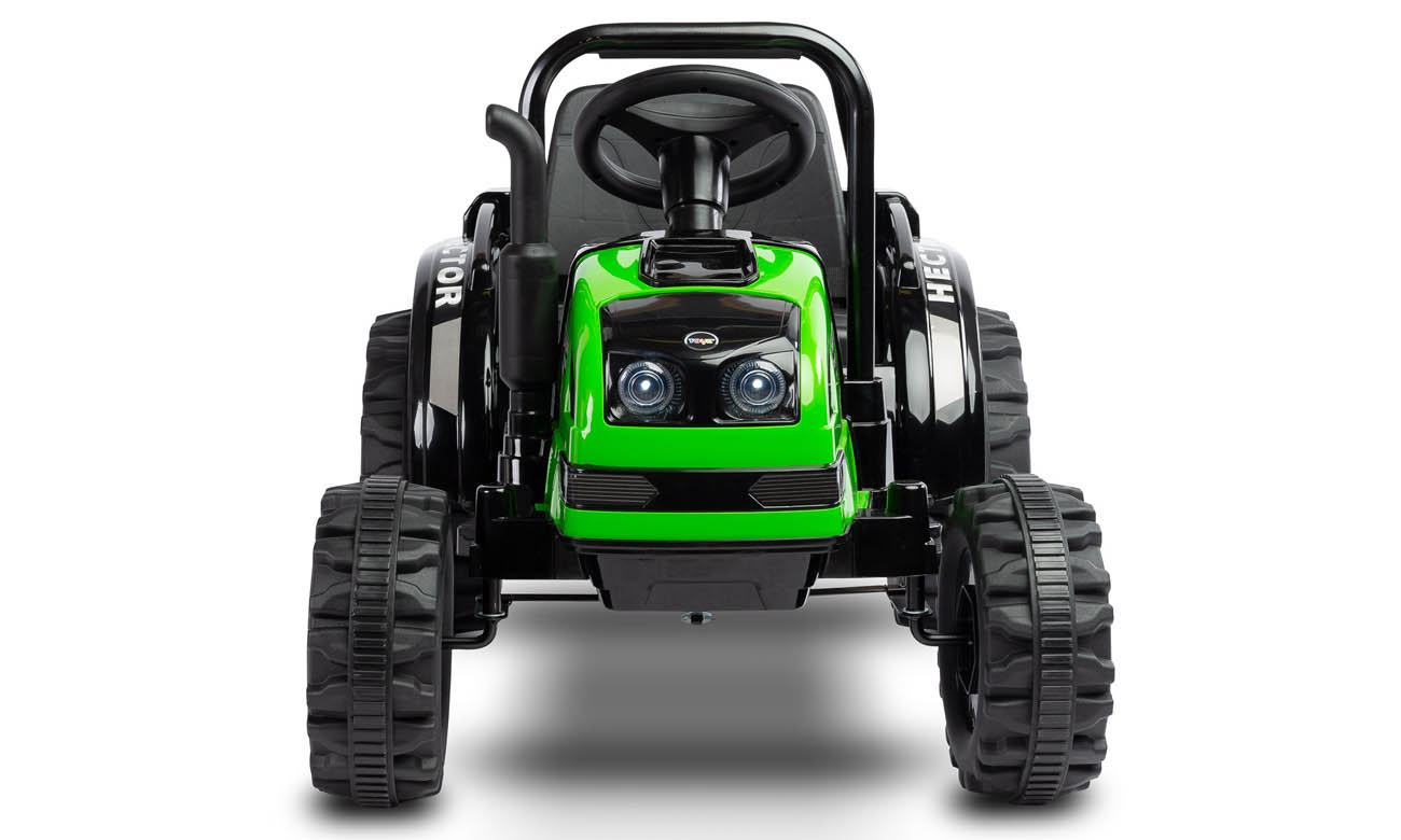 Pojazd na akumulator Toyz Traktor z przyczepą Hector Green