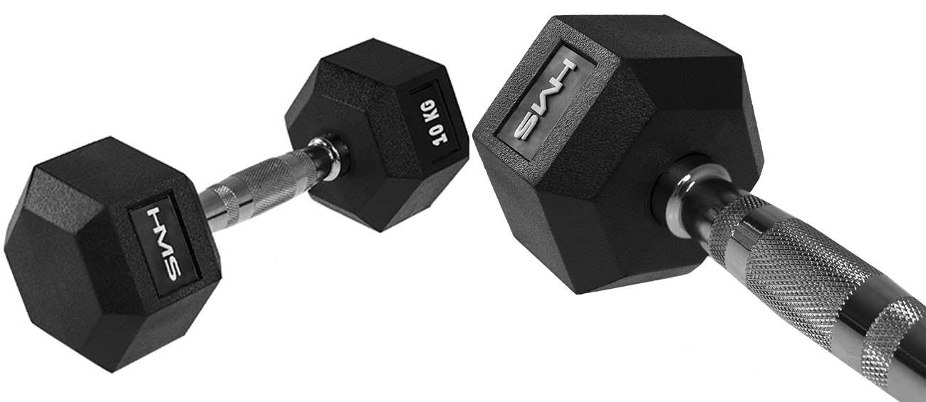 Fitpaddy db1x5bk haltère haltère au poids fixe 5 kg 1 pièce(s