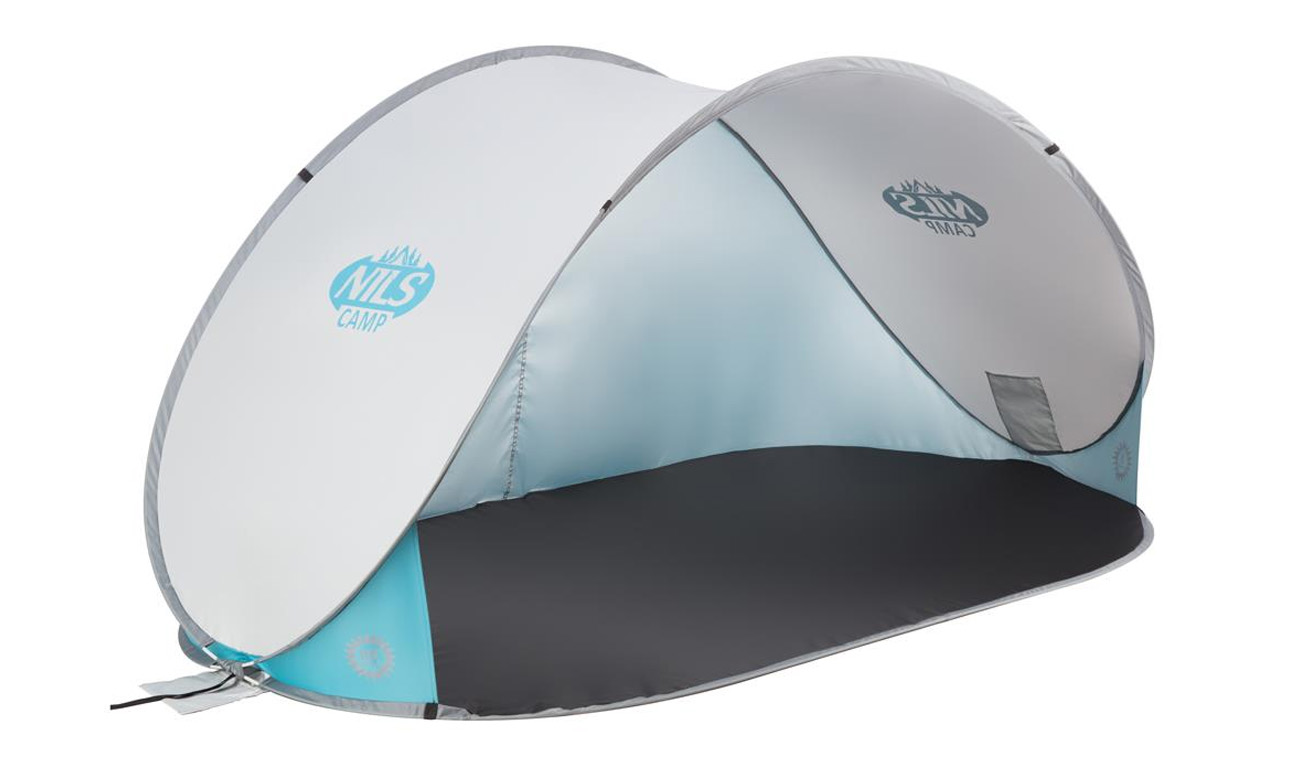Nils Camp Namiot plażowy samorozkładający NC3174 Szary