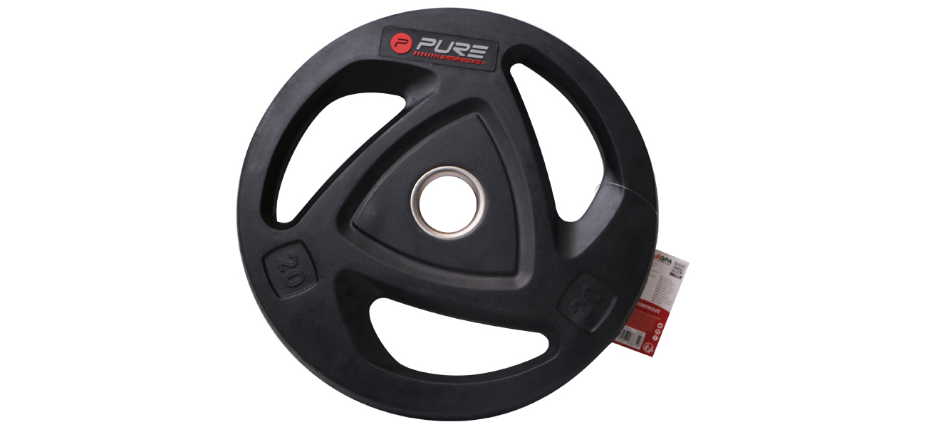 Pure2Improve Obciążenie Gumowane Do Sztangi 20 Kg