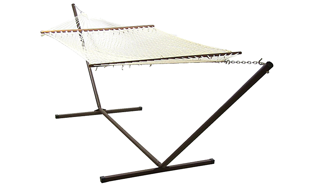 Stelaż do hamaka Royokamp metalowy 450 x 120 x 130 cm złożony