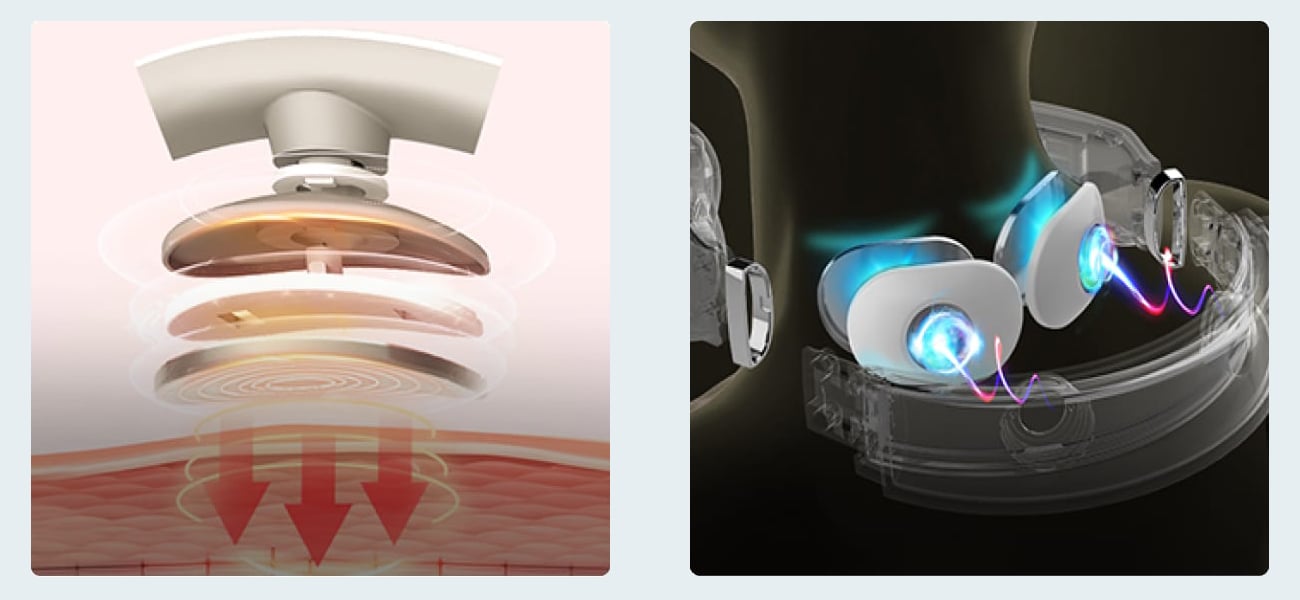 jak działa masażer szyi SKG K6E