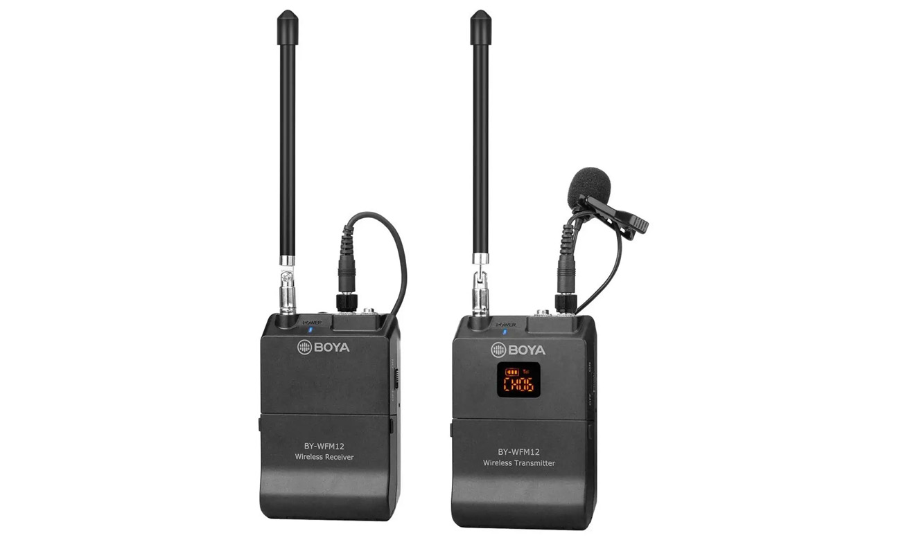 Boya BY-WFM12 system mikrofonów bezprzewodowych