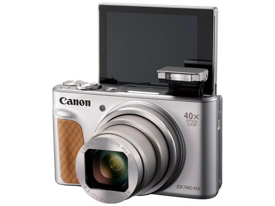 Aparat kompaktowy Canon PowerShot SX740 Lite srebrny