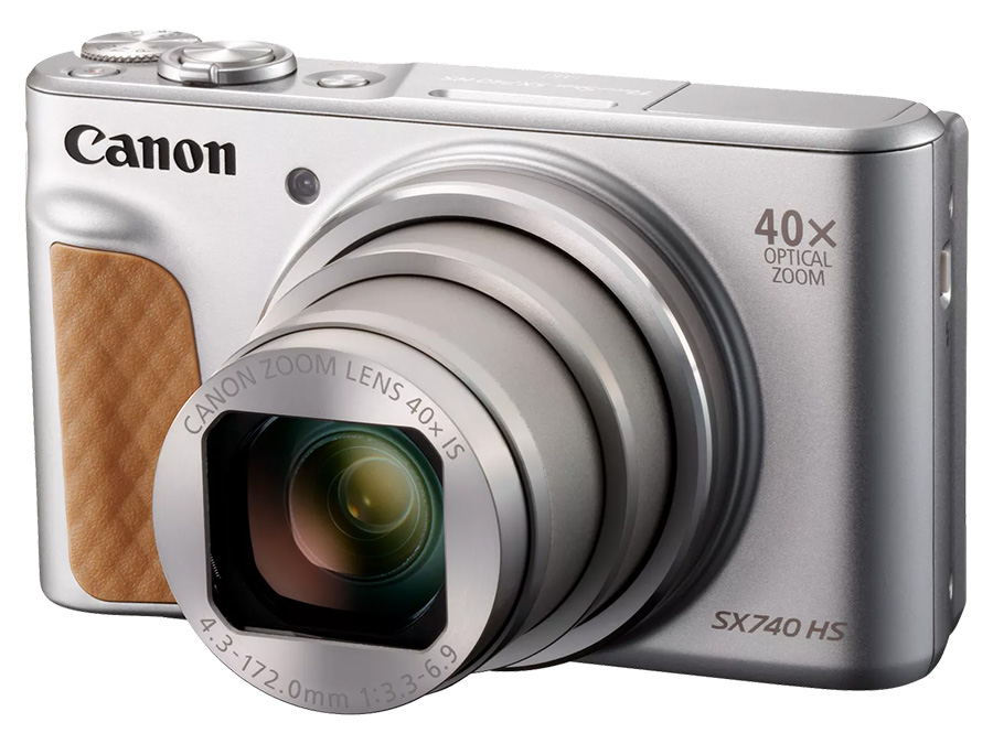 Aparat kompaktowy Canon PowerShot SX740 Lite srebrny