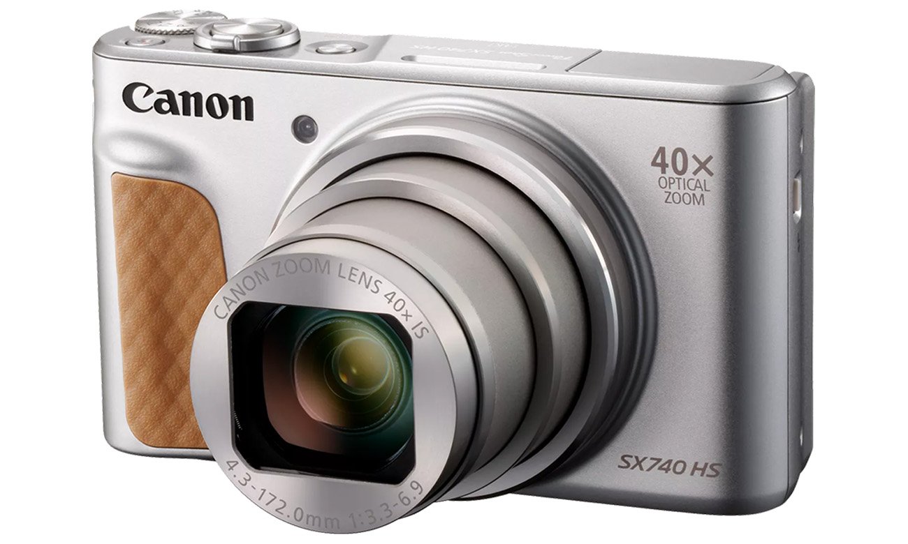 Aparat kompaktowy Canon PowerShot SX740 Lite srebrny