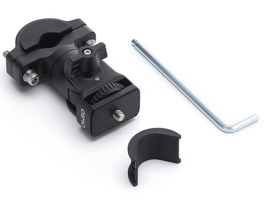 DJI Osmo mocowanie do motocykli zdjęcie na białym tle