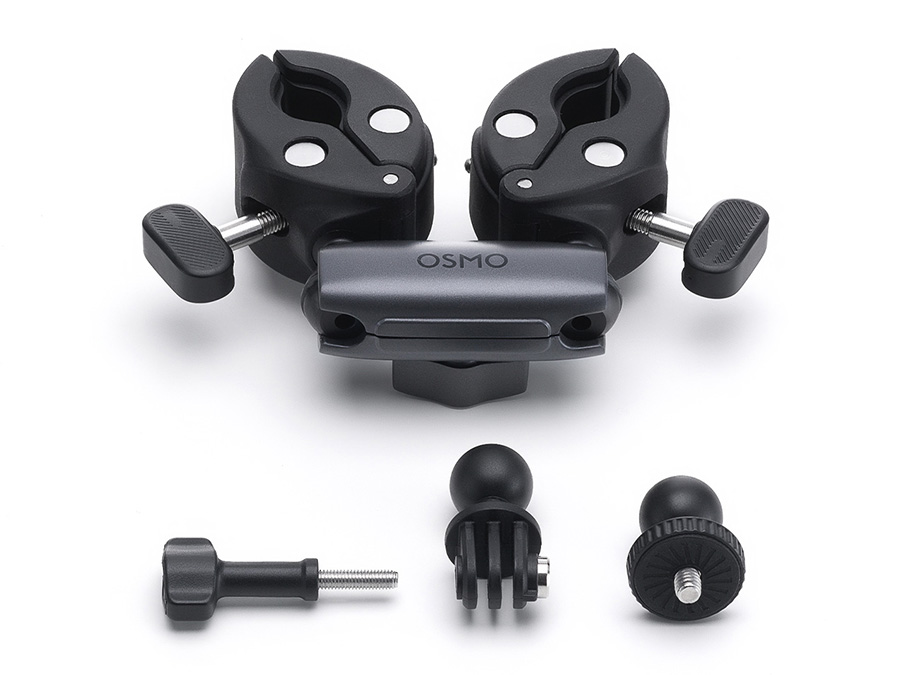 DJI Osmo podwójny wytrzymały zacisk zdjęcie na białym tle