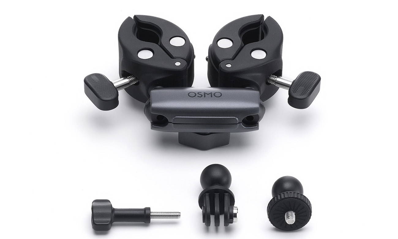 DJI Osmo podwójny wytrzymały zacisk zdjęcie na białym tle