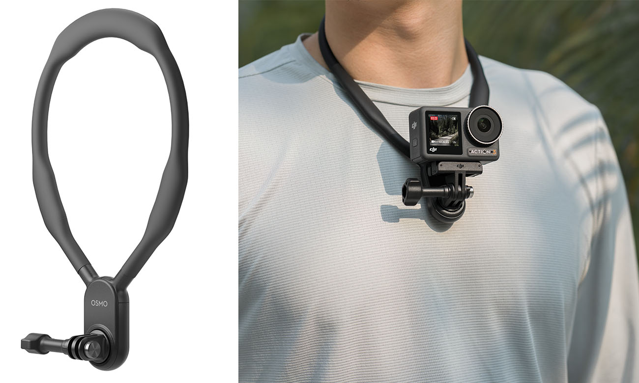Uchwyt na szyję do kamer sportowych DJI Osmo Action