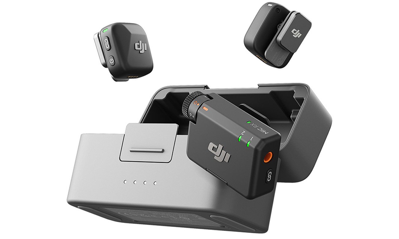 DJI Mic Mini (2 TX + 1 RX) - bezprzewodowy system mikrofonów