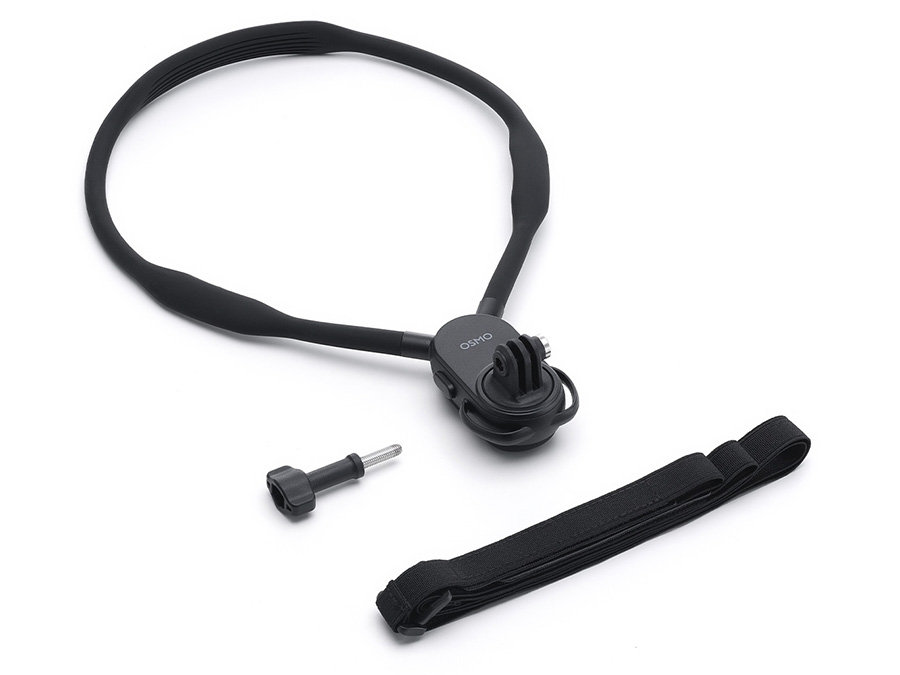 DJI Osmo zawieszane mocowanie na szyję zdjęcie na białym tle