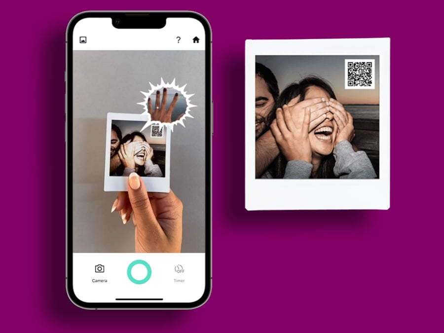 Drukarka do zdjęć Fujifilm Instax SQ Link biała