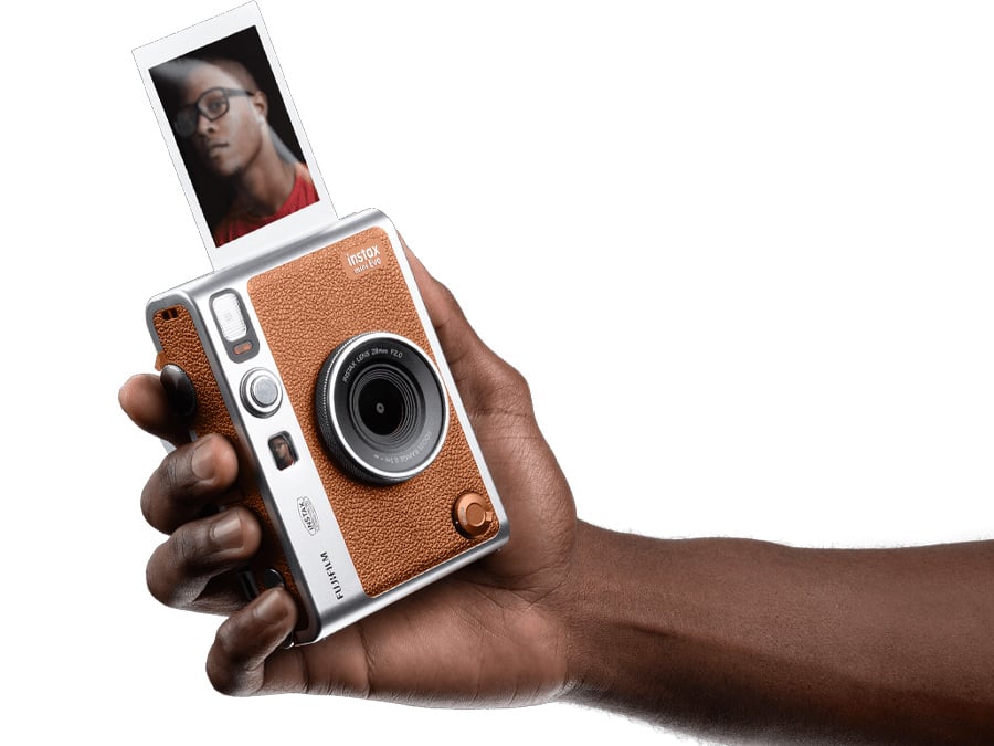 Aparat natychmiastowy Fujifilm Instax Mini Evo brązowy