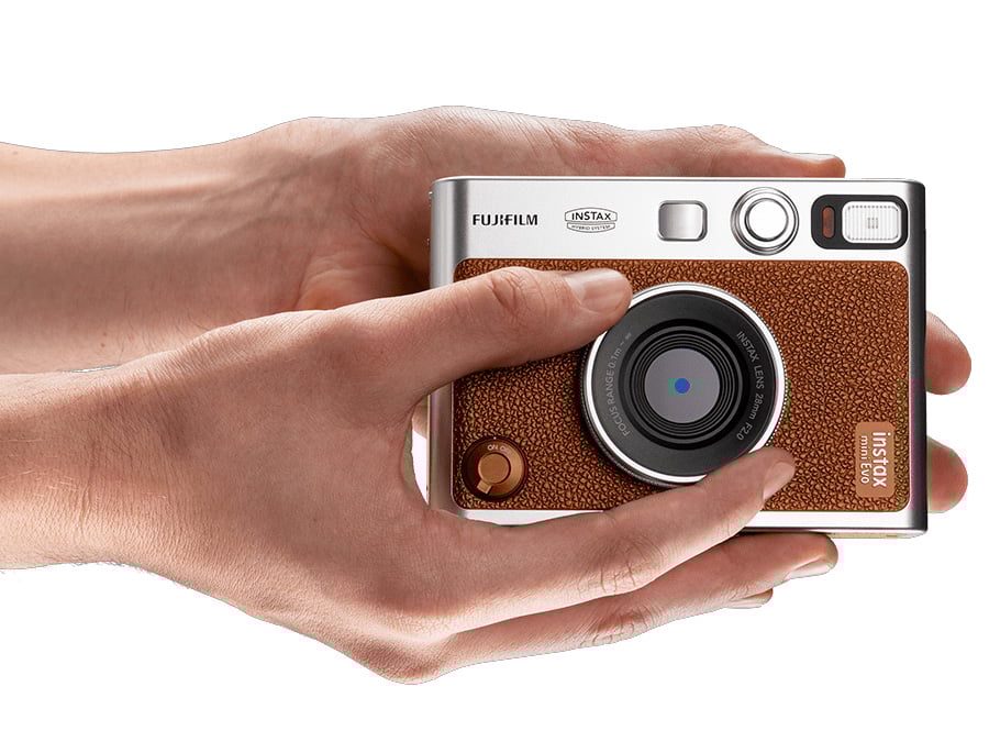 Aparat natychmiastowy Fujifilm Instax Mini Evo brązowy