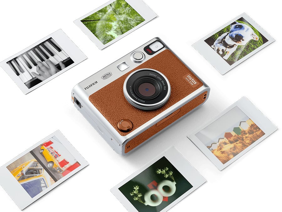 Aparat natychmiastowy Fujifilm Instax Mini Evo brązowy