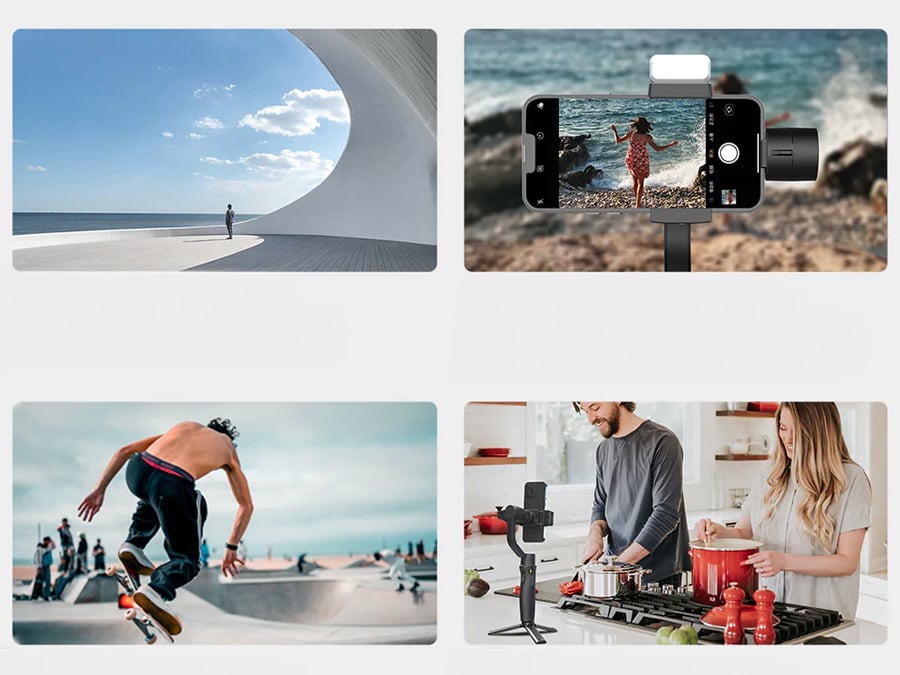 Gimbal Hohem iSteady Mobile+ Kit kontrola
