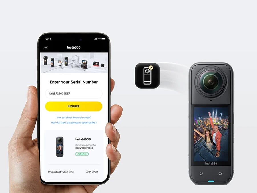 Ochrona Insta360 Virtual FlexiCare do X5 - karta fizyczna