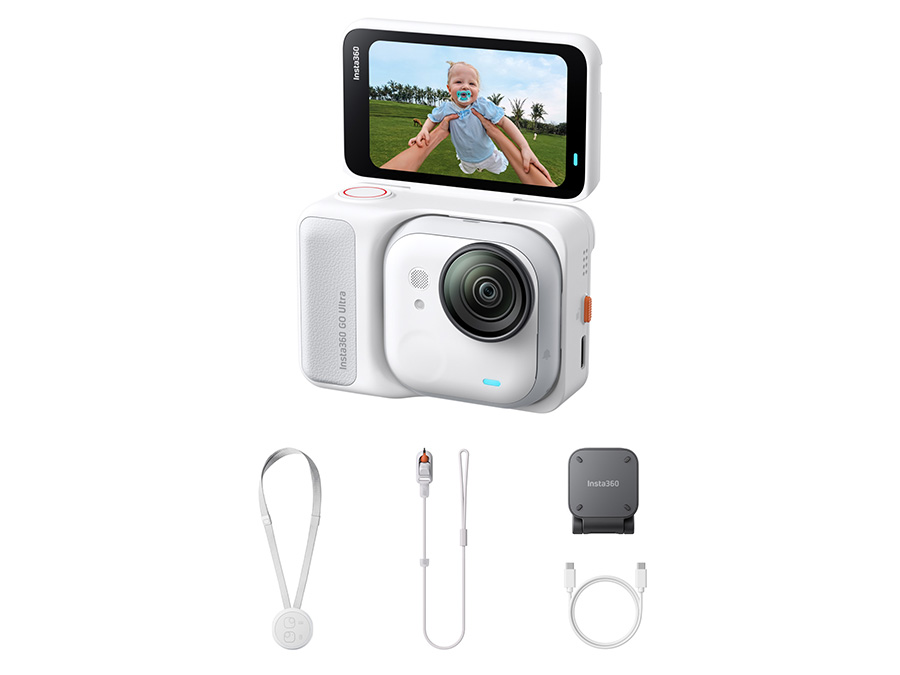 Kamera sportowa Insta360 GO Ultra Arctic White wraz z akcesoriami