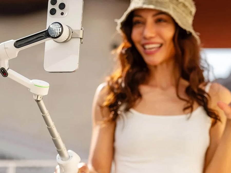 Gimbal Insta360 Flow 2 Pro Creator Bundle White