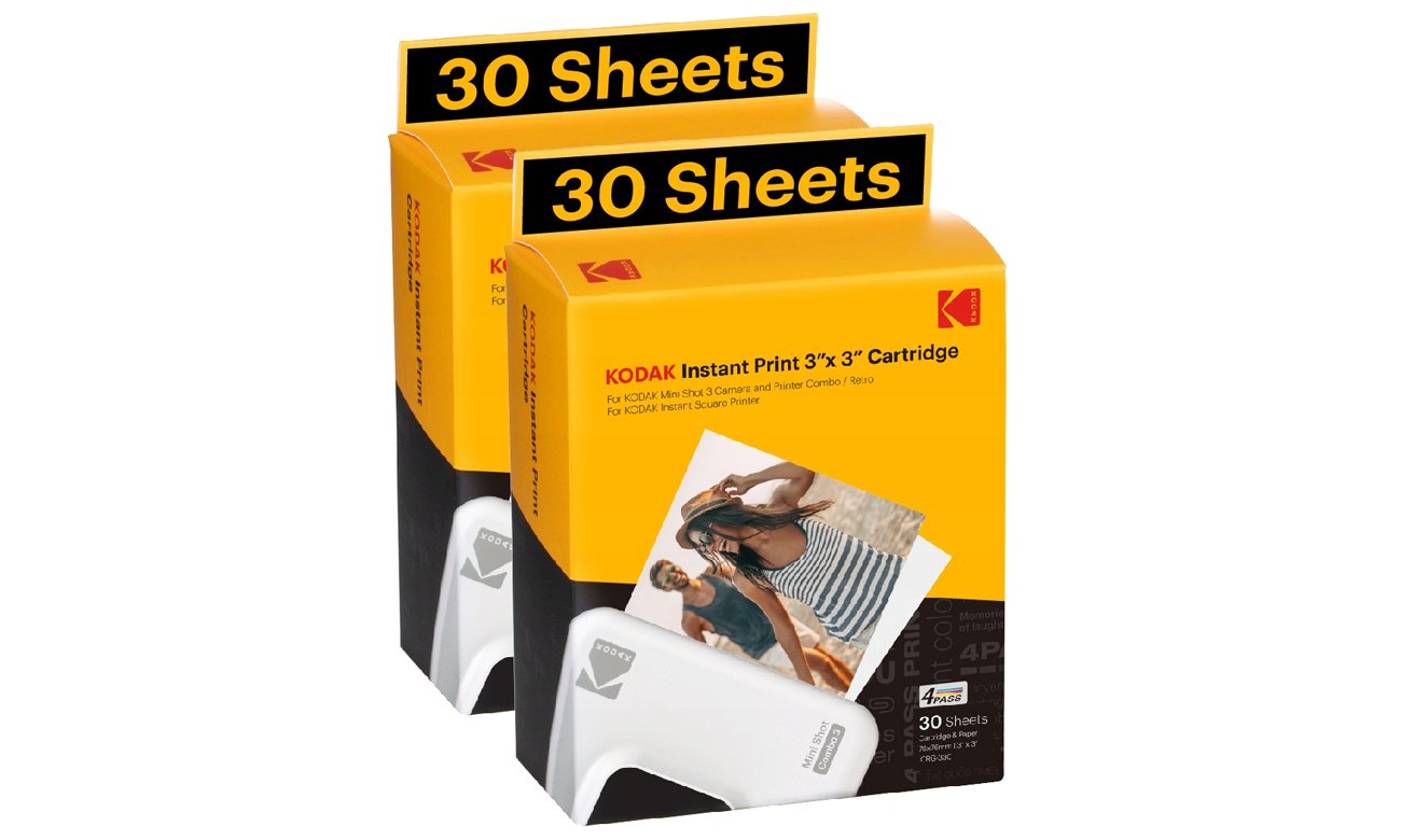 Wkłady do aparatu Kodak Mini Shot 3 – 60 wydruków