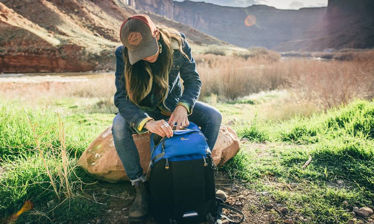 Plecak na aparat Lowepro Photo Active BP 200 AW Blue/Black