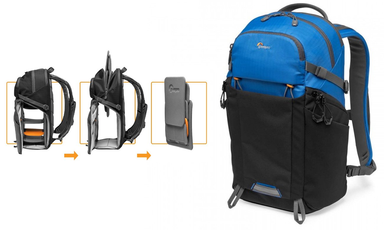 Plecak na aparat Lowepro Photo Active BP 200 AW Blue/Black