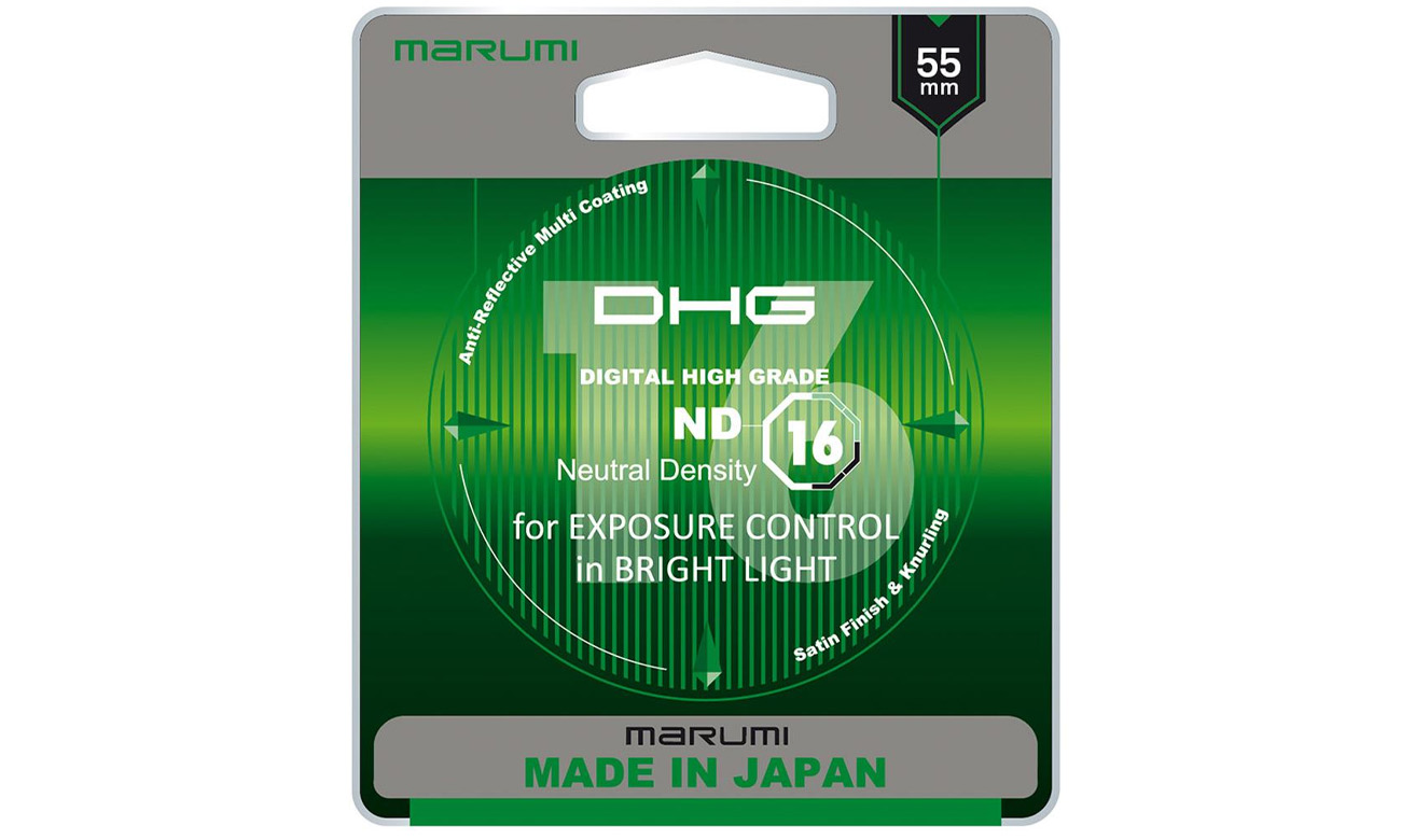 Filtr fotograficzny szary  Marumi DHG ND16 55 mm