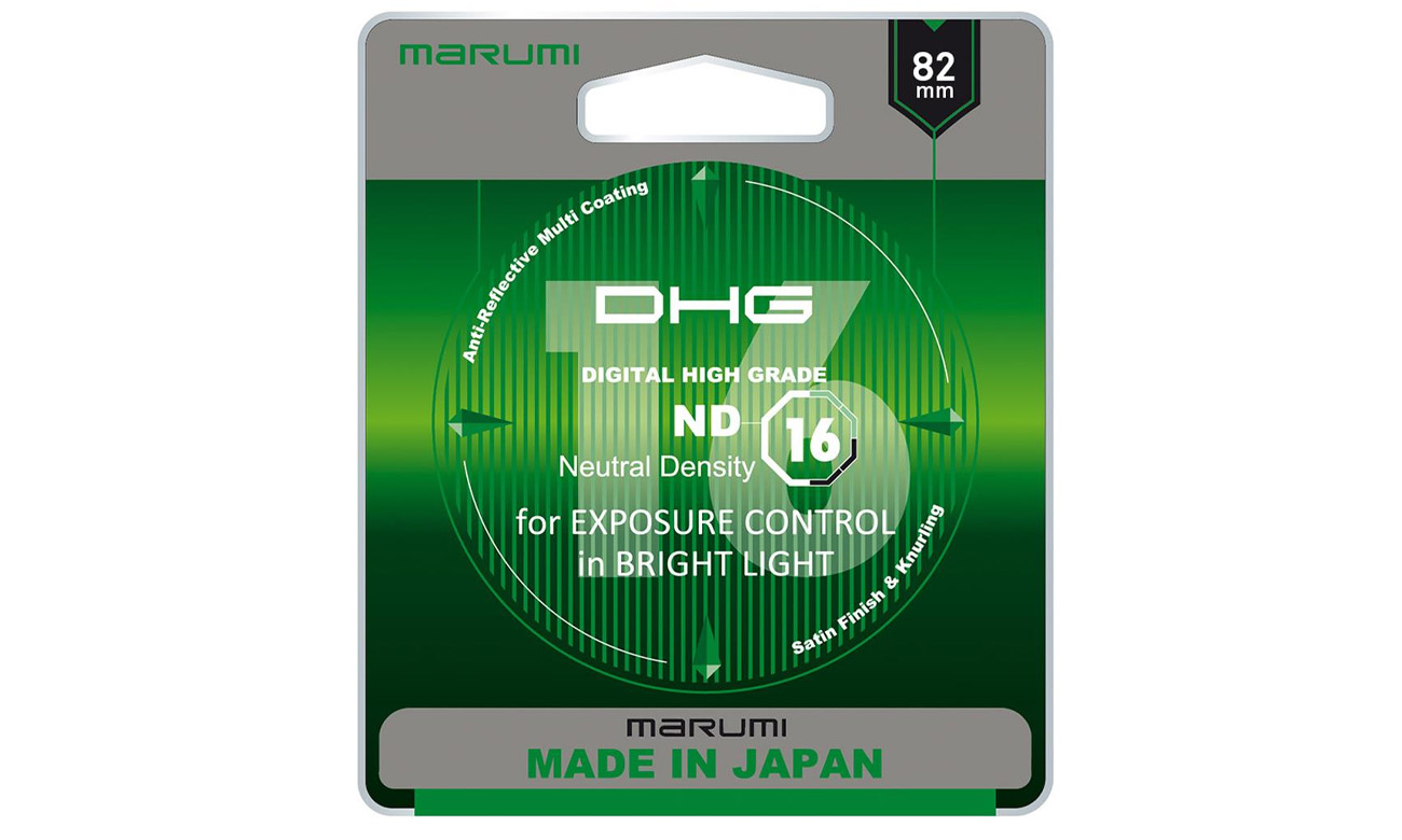 Filtr fotograficzny szary  Marumi DHG ND16 82 mm